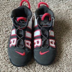 Nike Black and orange uptempo